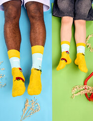 Vidám gyerekzokni Traktor