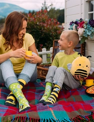 Veselé detské ponožky Včely