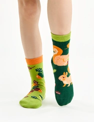 Veselé detské ponožky Veverička