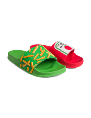 Весели детски чехли Пържени картофки и кетчуп