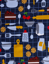 Комплект от 2 броя весели кухненски кърпи Здравословно готвене