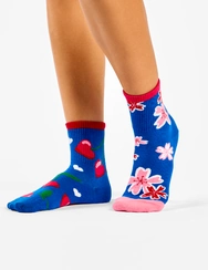 Veselé lýtkové ponožky Třešňová láska