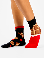 Vidám vádlizokni Csokoládészerelem