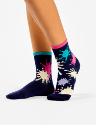 Vidám vádlizokni Színes foltok