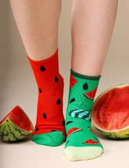 Veselé lýtkové ponožky Melónová sezóna