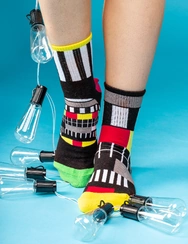 Veselé lýtkové ponožky Monoskop