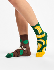 Calzini Buonumore a metà polpaccio Scimmia e banane