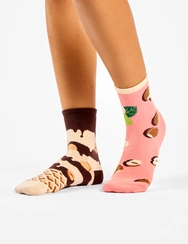 Veselé Lýtkové ponožky Orieškový keksík