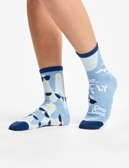 Весели дълги чорапи Модерни гълъби