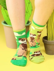 Chaussettes mi-mollet rigolotes Suricates Chaussettes mi-mollet rigolotes Suricates