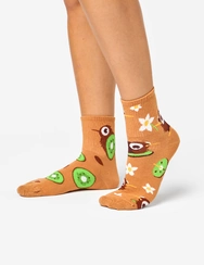 Veselé lýtkové ponožky Ptáček Kiwi