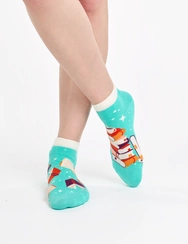 Veselé členkové ponožky Čaro kníh