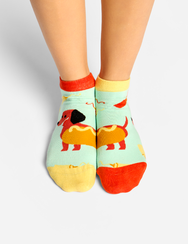 Vidám bokazokni Hotdog