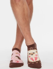 Veselé členkové ponožky Ježko