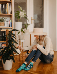 Весели къси чорапи Лайка