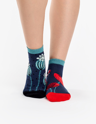 Весели къси чорапи Калинки и макове