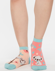 Весели къси чорапи Сънлива коала
