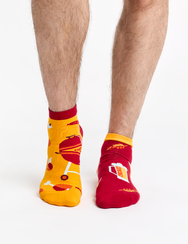 Весели къси чорапи Бира и скара