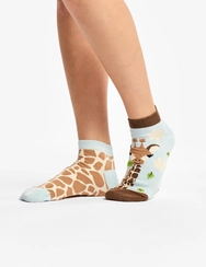Veselé členkové ponožky Roztomilá žirafa