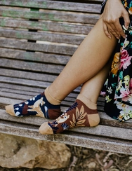 Veselé kotníkové ponožky Srnka