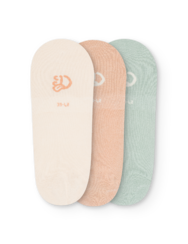 Комплект от 3 чифта класически невидими чорапи Пясъчен бряг