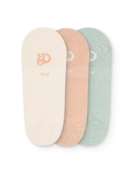 Paquet de 3 chaussettes invisibles classiques Plage sablonneuse Paquet de 3 chaussettes invisibles classiques Plage sablonneuse