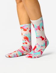 Calzini a coste Fiori stravaganti