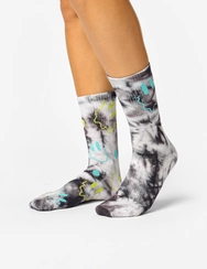 Chaussettes côtelées Émoticônes rayonnantes