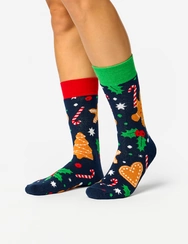 Teplé ponožky Medovníčky a sladkosti