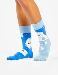 Veselé teplé ponožky Malý Yeti