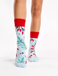 Veselé teplé ponožky Šípky v snehu