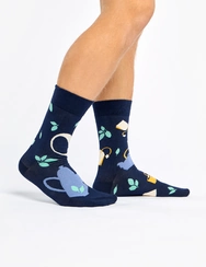 Veselé bambusové ponožky Čas na čaj