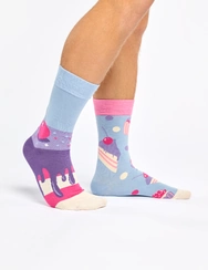 Veselé bambusové ponožky Čerešňová torta