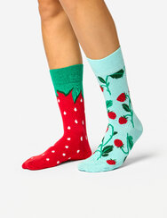 Vidám bambusz zokni Eprek