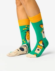 Veselé bambusové ponožky Ptačí budka