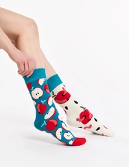 Veselé ponožky Červené jablíčko