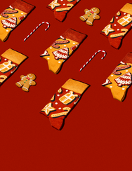 Весели чорапи Вкусни джинджифилови сладки