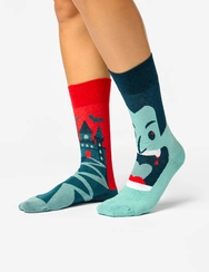 Veselé ponožky Drakulov zámok