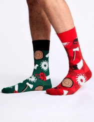 Veselé ponožky Dřevorubec