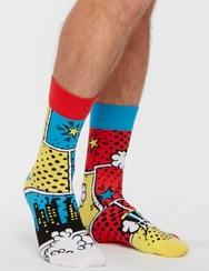 Veselé ponožky Farebný komiks