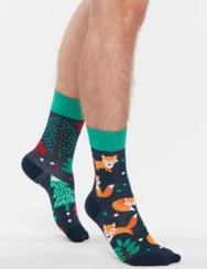 Veselé ponožky Hrdzavá líška