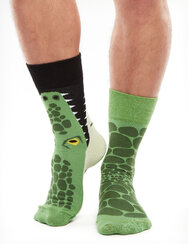 Chaussettes rigolotes Crocodile Chaussettes rigolotes Crocodile