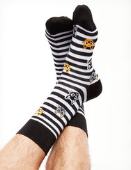 Calzini Buonumore Gatti & Righe