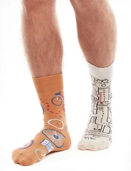 Chaussettes rigolotes Le vélo de ville