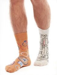 Vidám zokni Városi kerékpár