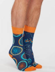 Veselé ponožky Oranžový bicykel