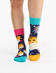 Chaussettes rigolotes Hamsters en fête