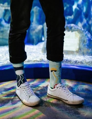 Veselé ponožky Plavající medúzy