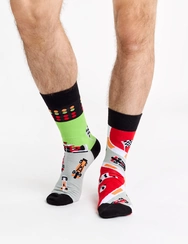 Veselé ponožky Závod formulí