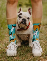 Veselé ponožky Psí kamaráti